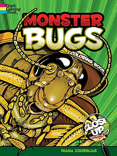 Monster Bugs Coloring Book: A Close-Up Coloring Book (Dover Nature Coloring Book)