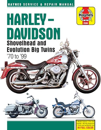 Harley-Davidson Shovelhead,Evolution Big Twins (70-99) Haynes Manual (Paperback)
