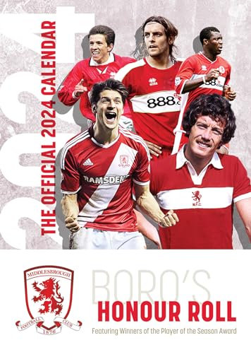 OFFICIAL MIDDLESBROUGH FC CALENDAR 2024