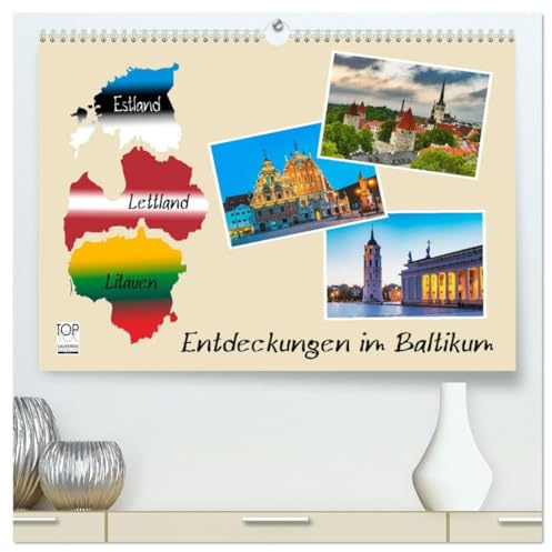 Entdeckungen im Baltikum (hochwertiger Premium Wandkalender 2026 DIN A2 quer), Kunstdruck in Hochglanz: Das Baltikum - Entdeckungen in Osteuropa (CALVENDO Orte)