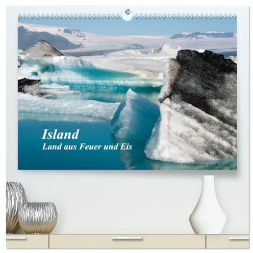 Island (hochwertiger Premium Wandkalender 2026 DIN A2 quer), Kunstdruck in Hochglanz: Land aus Feuer und Eis (CALVENDO Orte)