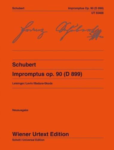 Impromptus op. 90 (D899): Nach den Quellen hrsg. von Ulrich Leisinger, Hinweise zur Interpretation von Robert D. Levin, Fingersätze von Paul Badura-Skoda. op. 90. D 899. Klavier.