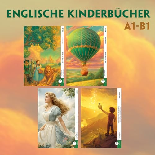 Englische Kinderbücher A1-B1 (4 Bücher + Audio-Online), m. 1 Audio, m. 1 Audio: Originaltext. Ungekürzt. Verständlich - mit der Frank-Lesemethode.