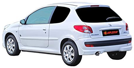 Solarplexius Auto-Sonnenschutz Scheiben-Tönung passgenau für Peugeot 206 Plus 3-Türer ab 1998-2013 Komplettsatz Keine Folie