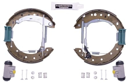 HELLA 8DB 355 005-121 Brake Shoe Set - R1302 - Brake System: Lucas - for e.g. PEUGEOT