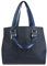 bugatti Lido Damen Shopper Frauen Handtasche Nylon mit RFID Fach, 39 x 17 x 34 cm, Blau