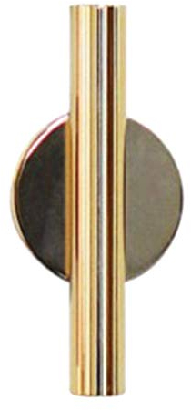 Tubayia Metall Blumenvase Pflanzenvase Wandvase Wand Dekovase Wanddeko für Haus, Büro (Gold)
