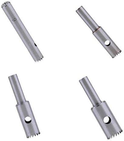 4Pcs 6mm 12mm Lochsäge Bohrer Hartmetall Stahlschneider Werkzeug Für Holz Buddha Perlen