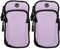 Waterproof Sports Running Phone Armband,Universal Phone Armband for Jogging Biking Running (Pack of 2)(Purple) Backpacks