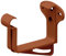 INEFA Stirnbretthalter, Rinnenhalter kastenförmig NW83 / 83mm 20 Stück, Braun Dachrinnenhalter aus PVC-U Kunststoff für Kastenrinnen, Made in Germany