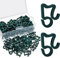 Marsui Weihnachten Licht Clips Outdoor Dachrinnen Haken Wetterfeste Outdoor Lichter Klammer Feiertag Licht Clips für Weihnachten Dekoration (120, Grün)