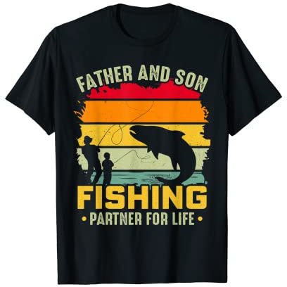 Vater und Sohn Angeln - Familie Hobby T-Shirt