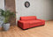 Quattro Meble Rotes 2 er Ledersofa London 190 cm Echt Leder Sofa Couch rot und viele mehr Farben