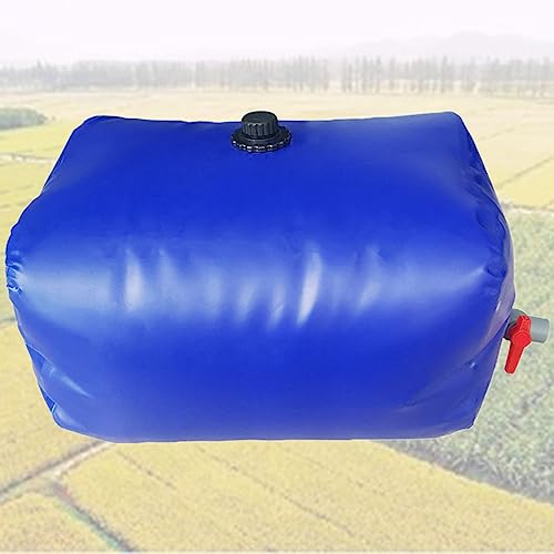 ROGHA Flexibler Wasserspeicherbehälter, Faltbarer Outdoor-Wassersack, Tragbarer dürreresistenter Bewässerungswasserspeicher für Notfälle, Für BAU/Garten/Bauernhof,50L