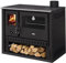 INTERSTOVES - Cuisinière à bois GT FI S DR | sortie côté droit - Acier