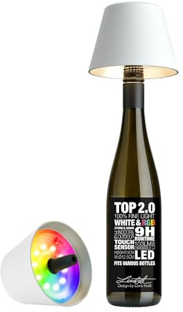 sompex Hut Lampe New LED Top 2.0 Weiß und RGB Weiß