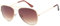 styleBREAKER Kinder Sonnenbrille Pilotenform mit verspiegelten oder getönten Gläsern | Edelstahl Rahmen UV400 Schutz | für Jungen und Mädchen 4 bis 10 Jahre, Gestell Gold/Glas Braun Verlauf