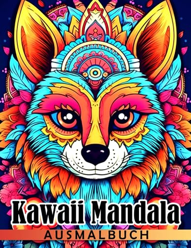 Kawaii Mandala Ausmalbuch: Gruselige Chibi-Muster mit bösen Designs zum Ausmalen für Erwachsene und Kinder zum Spaß haben und Entspannen