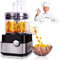 Robot culinaire EXBERT, 600 W, 5 litres, 5 en 1, hachoir à viande, mélangeur, râpe, hachoir à légumes, lame interchangeable, adapté pour lave-vaisselle