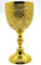 Morcomart Brass Wine Goblet, 8oz - Arthur King Wine Chalice Goblet, Medieval Decor Goblet Beer Chalice Cup