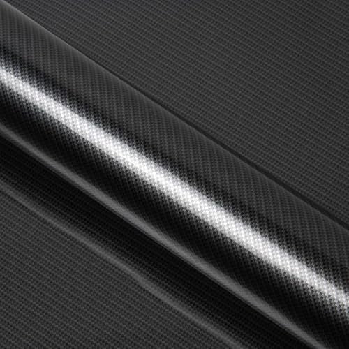 DIMEXACT - Covering Carbone Brillant pour Toutes Surfaces - Haute Finition - 152 cm x 1 m - en Rouleau