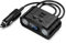 Ankilo 6 in 1 Zigarettenanzünder Verteiler Auto Adapter KFZ Ladegerät 2 Steckdose 12V/24V Mehrfach Splitter DC mit LED Voltmeter 2 USB Anschlüsse PD Auto Ladegerät Adapter für GPS/Dash Cam/Telefon