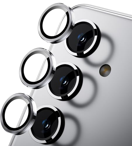 WSKEN for Samsung Galaxy S24+/S24 Plus 5G Camera Lens Protector,[Keep Original Shooting] Shatterproof 9H Tempered Glass Camera Screen Protector Metal Ring Cover Film Accessories