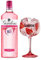 Gordon's Premium Pink Distilled Gin Gift Set | 37.5% vol | 70cl | Pink Gin | Strawberry Flavours of Raspberry | Strawberry & Redcurrant | Light & Refreshing Flavoured Gin | Official Branded Glass