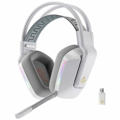 Forgeon Captain RGB Auriculares con Micrófono Inalámbricos Gaming Blancos
