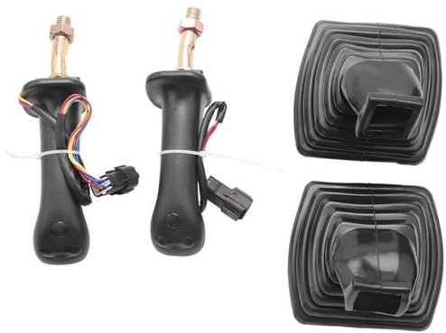 Maniglia for gruppo joystick for escavatore a 3 pulsanti con copertura antipolvere adatta for DoosR2 DH DX150 225 300 370-9C (maniglia joystick + copertura antipolvere) ( Size : Handle joystick+Dust j