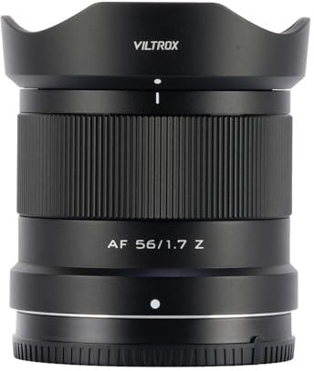 VILTROX AF 56mm F1.7 Obiettivo per fotocamera per Nikon Z Mount APS-C messa a fuoco automatica leggero Obiettivo per fotocamera di grande apertura