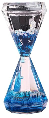 Liquid Motion Bubble Timer, Tropfen Sanduhr Flüssig mit Pinguin für Kinder Erwachsene, Dekompression Sensorisches Fidget Toy, Schreibtisch Spielzeug für Stressabbau, Entspannung