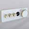 Miscelatore Doccia Termostatico a 3 Vie Display Digitale Termostatico Doccia Incasso Ottone Miscelatore Doccia, Tutte le Funzioni Possono Essere Usate Simultaneamente(Gold)