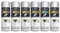 SDMAX Brilliant White Spray Paint, Fast-Drying, Non-Cracking, Smooth & Gloss Finish, Long Lasting, Easy To Use, Lightweight And Portable, Multipurpose Use, 250ml (6PCS)