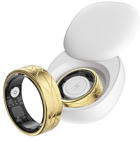 Smart Ring Fitness Tracker pour homme et femme, podomètre, fréquence cardiaque, oxygène dans le sang, moniteur de sommeil, suivi d'activité pour le sport, le temps, la distance, les calories,