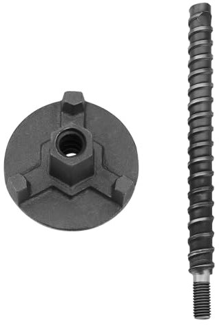 LT Easiyl 1 lot de tiges filetées en béton avec écrou papillon pour carottier de forage de carottage pour perceuse industrielle, accessoires de forage de noyau robustes