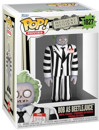 Funko Pop! Movies: Beetlejuice 2 – BOB As Beetlejuice - Vinyl-Sammelfigur - Geschenkidee - Offizielle Handelswaren - Spielzeug Für Kinder und Erwachsene - Movies Fans - Modellfigur Für Sammler