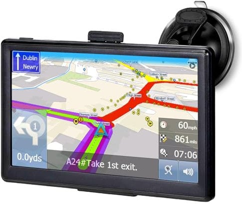 OHREX N76 Car Sat Nav 786, 7 inch with UK Maps 2025(Free Lifetime Updates), Satnav for Car Truck Lorry HGV LGV Motorhome, Speed Cam Alert, Post code, Lane Guidance