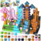 ToyUnited 200PCS Magnetic Building Blocks, Magnetic Blocks Toys for Kids, Stacking Cubes Game for Boys Girls Age 3-10+, STEM Montessori Stacking Toy, Sensory Construction Tiles Birthday Gifts