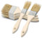 5Pcs Paint Brushes Set,1/1.5/2/2.5 Inch Natural Boar Bristle Brushes with Wooden Handles for Varnish Stains, Painting Brushes for Trim Glues Gesso