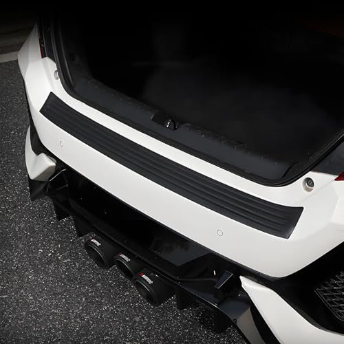 Ladekantenschutz Kofferraum für Renault Zoe 2019-2024, Gummi Stoßstangenschutz - Auto Zubehör Heck Rear Bumper,90 * 8