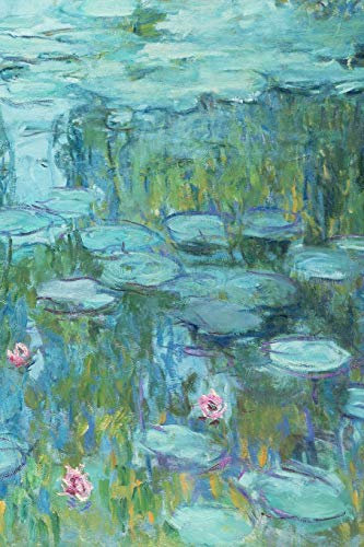 Monet Journal #11: Cool Artist Gifts - Nymphéas. Water Lilies Claude Monet Notebook Journal To Write In 6x9 150 Lined Pages