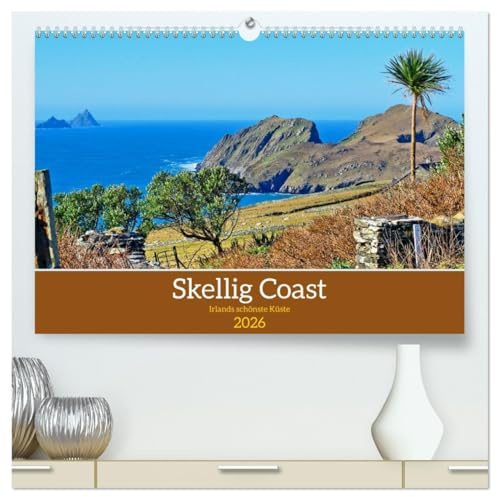 Skellig Coast - Irlands schönste Küste (hochwertiger Premium Wandkalender 2026 DIN A2 quer), Kunstdruck in Hochglanz: Begeisternde Bilder aus Irlands Südwesten (CALVENDO Natur)