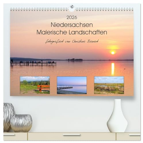 Niedersachsen - Malerische Landschaften (hochwertiger Premium Wandkalender 2026 DIN A2 quer), Kunstdruck in Hochglanz: Malerische Landschaften zum Träumen (CALVENDO Natur)