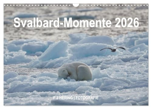Svalbard-Momente (Wandkalender 2026 DIN A3 quer), CALVENDO Monatskalender: Spitzbergen, Nordaustlandet und Kvitoya (CALVENDO Natur)