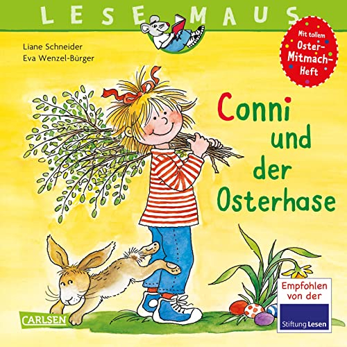 LESEMAUS 77: Conni und der Osterhase: Bilderbuchgeschichte mit tollem Oster-Mitmach-Heft zum Rätseln & Basteln für Kinder ab 3 (77)