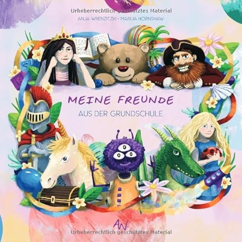 Meine Freunde / Meine Freunde aus der Grundschule (Girl Edition): Ein Freundebuch für Mädchen