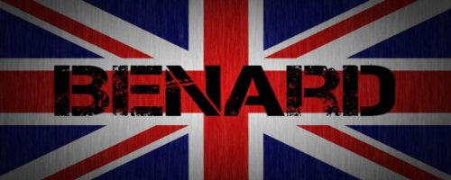 Personalised Printed Coffee MUG - Union Jack Design - Benard