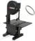 Inland Craft DB-100 Band Saw Machine, Tabletop Wet Saw for Glass, Stone, Plastic, Coral, Mosaics Crafting, Stained Glass Cutter, Cut Free-Form Cabochons, Shapes & Curves, Includes Diamond Saw Blade