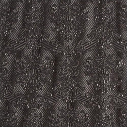 Ambiente - Servietten - Elegance Dark Grey - dunkelgrau - geprägt - 33x33-15 Stück -